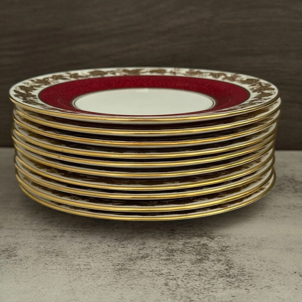 Vintage Wedgwood Whitehall Powder Ruby 6